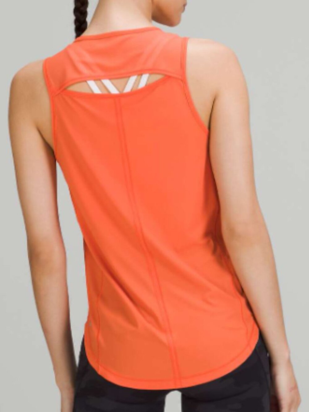 Lululemon Sculpt Tank Top Warm Coral | Lightweight Mesh Workout Top size 4-6